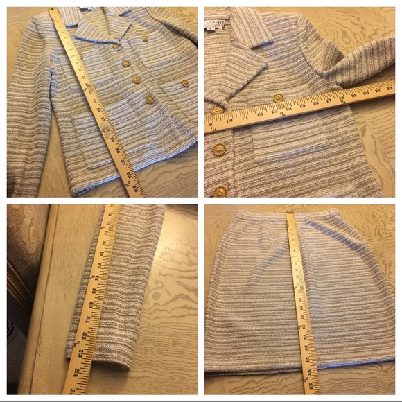 St. John collection beige/gold suit size 6 - Picture 8 of 8